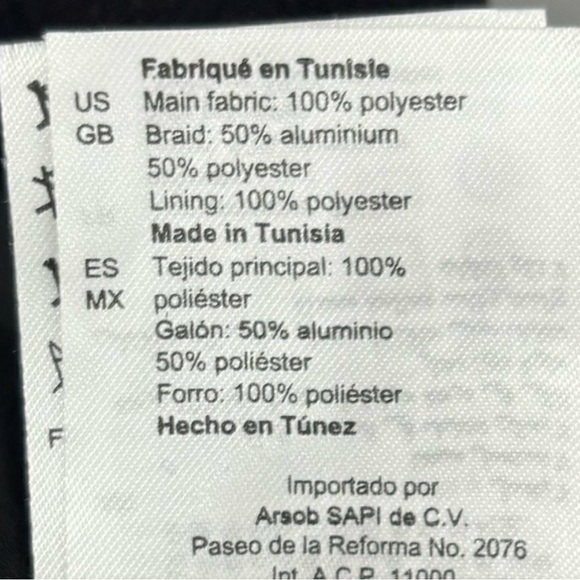 Sandro Black Dress with Red Accents - Picture 6 of 6